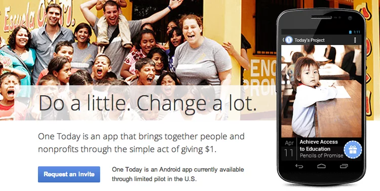 Nonprofit Tool Spotlight: Google’s One Today App