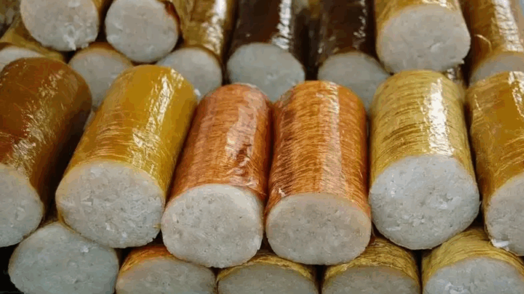 Kelezatan makanan yang dimasak dengan bambu