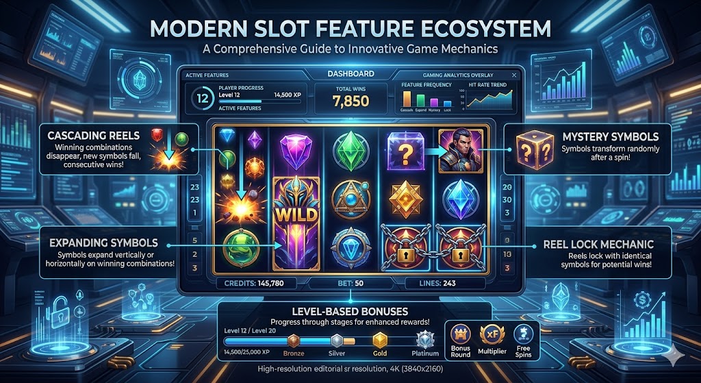 Strategi memahami variasi fitur pada slot modern