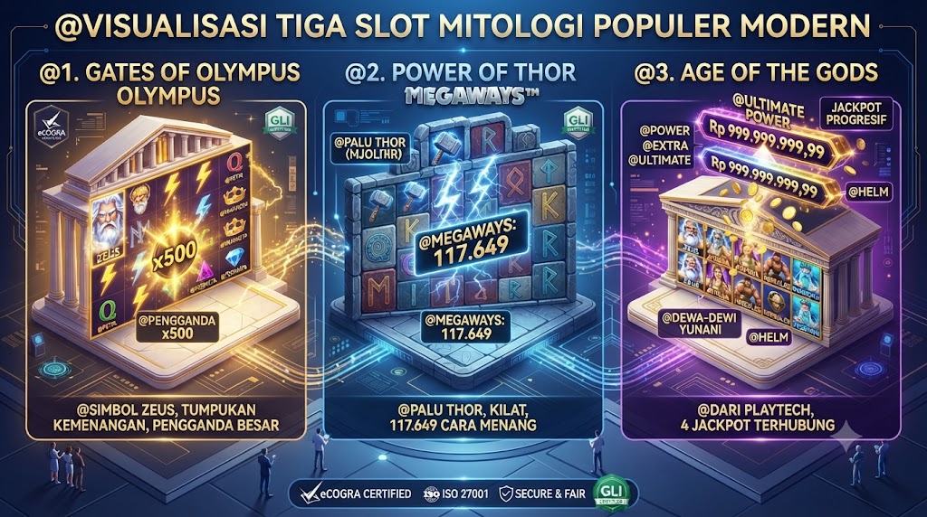 Strategi mengenali karakteristik slot bertema mitologi populer